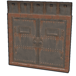 Armored Double Door